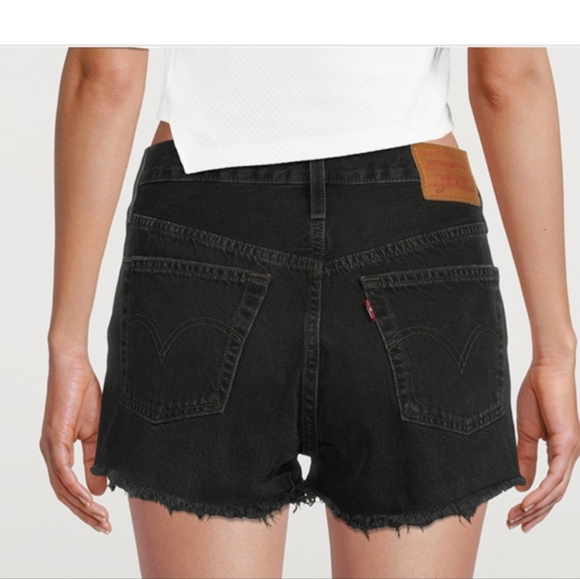 LEVIS-501-Original-High-Rise-Denim-Shorts - Picture 3 of 3